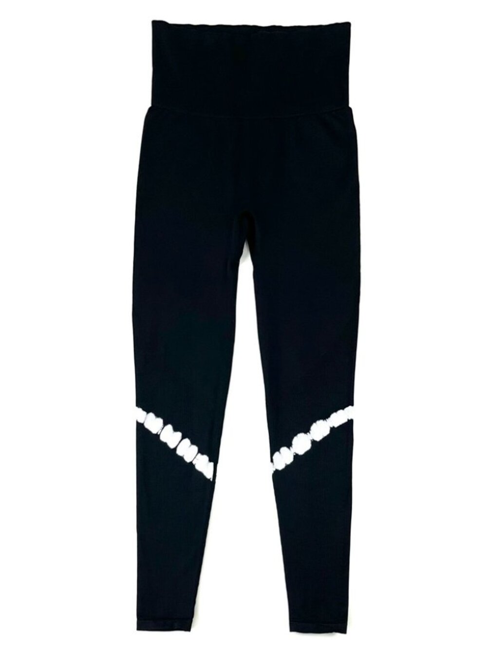 PINK Victoria's Secret - Cool & Comfy Tie-Dye Stripe Leggings | Medium | Black - Picture 2 of 10